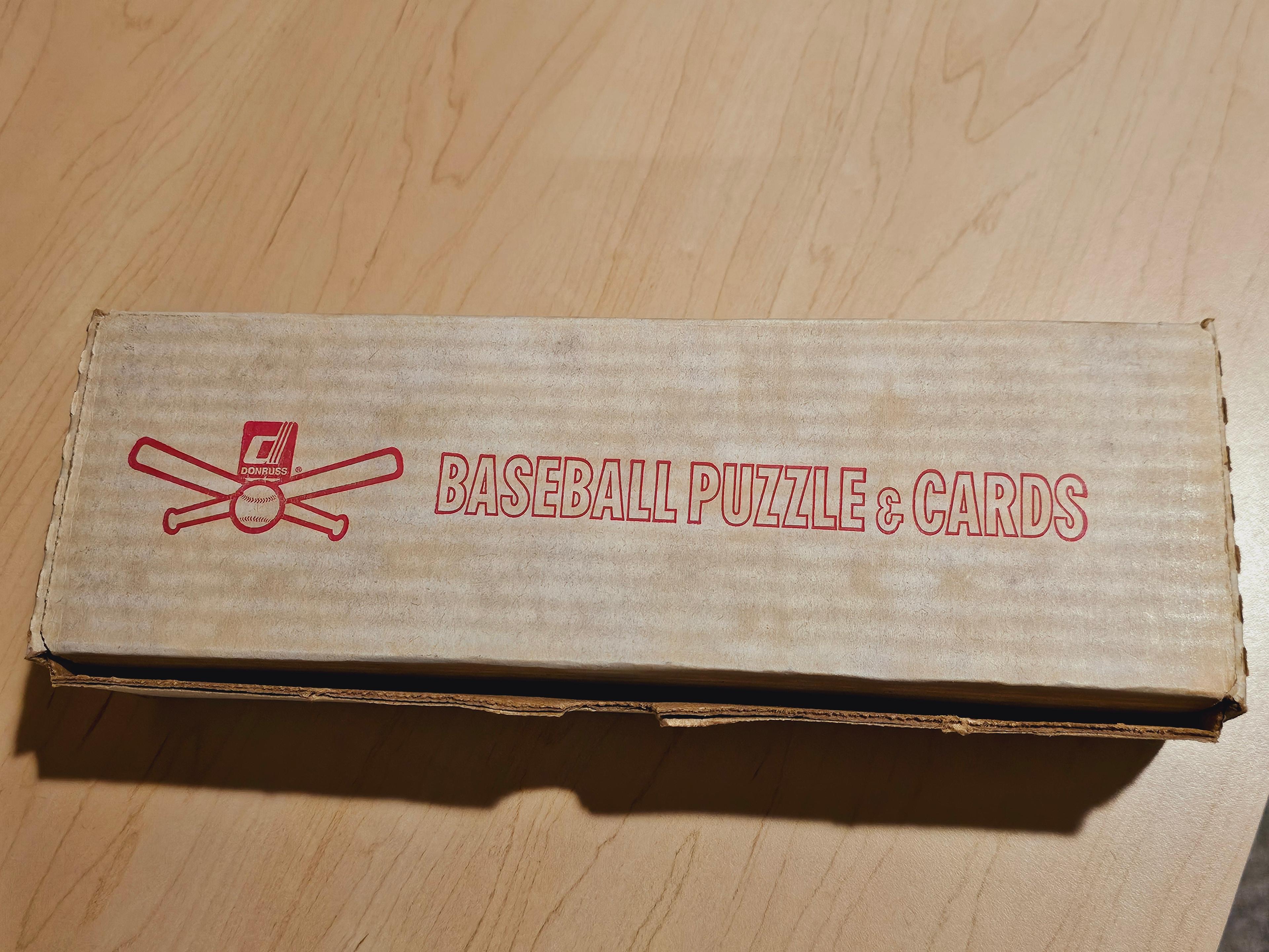 Donruss Baseball Puzzle & Cards Set