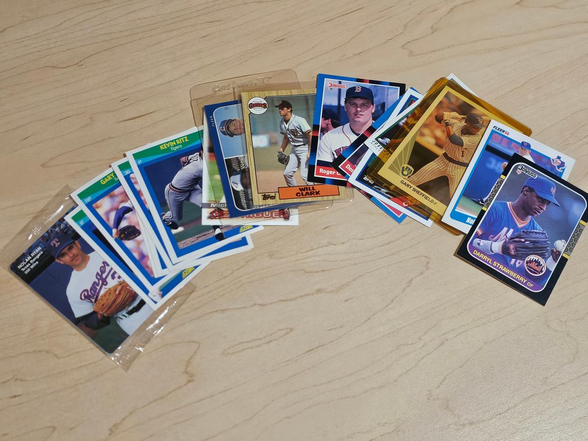 Baseball Player Trading Cards Collection