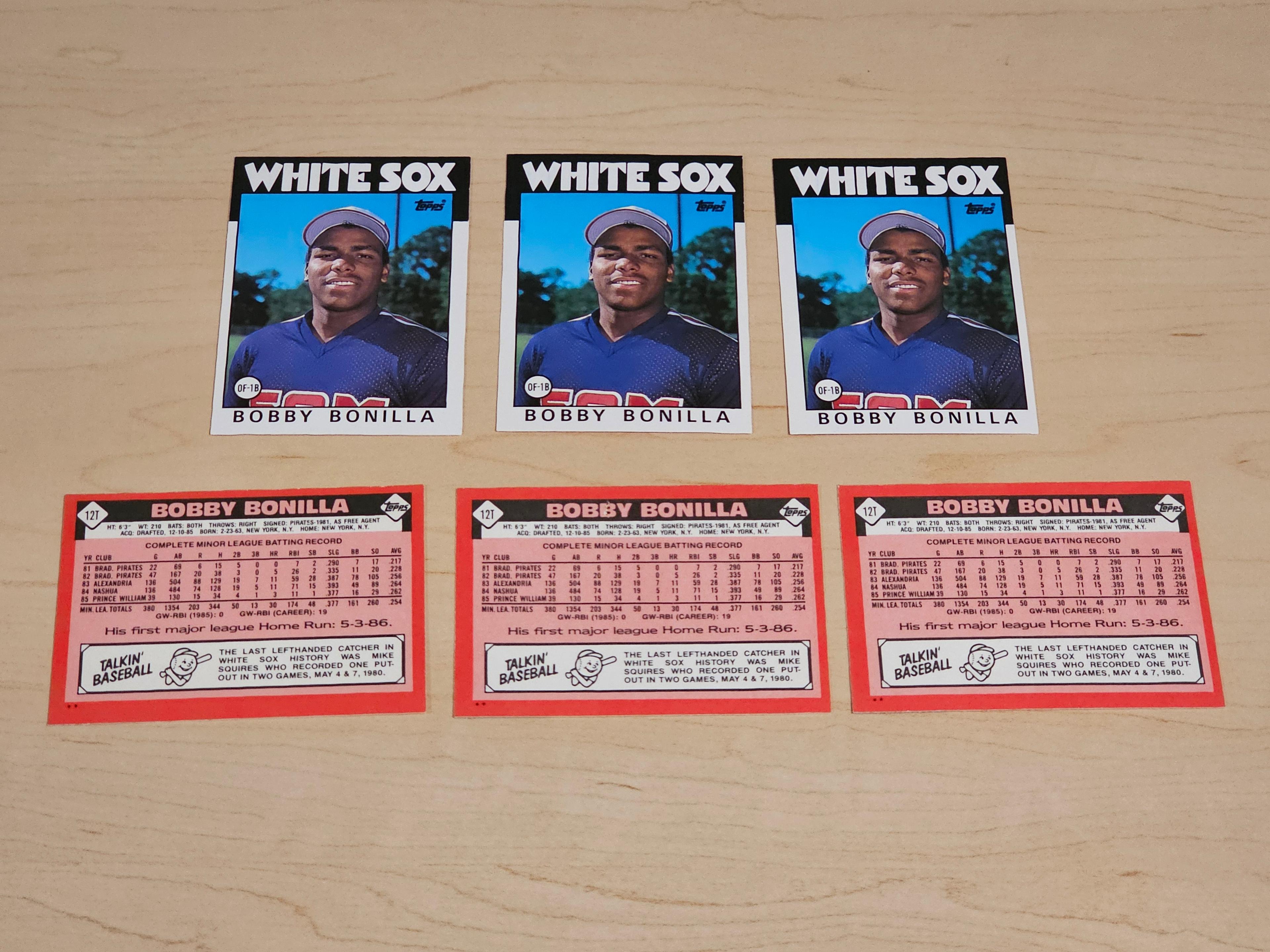 Topps Bobby Bonilla Trading Cards Collection