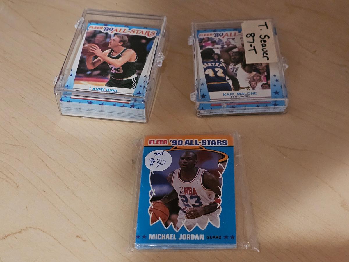 Fleer 1989-90 All Star Trading Cards Collection