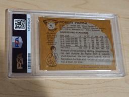 Topps 1981 Robert Parish Card - PSA Graded Mint 8