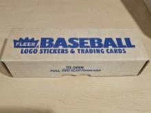 Fleer Baseball Logo Stickers & Trading Cards
