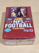 Sealed Score 1991 NFL Football Player Cards