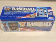 Sealed Fleer 1987 Team Logo & Trading Cards Commemorative Collector's Tin