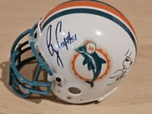 Bryan Cox & Jeff Cross Signed Riddel Mini Helmet