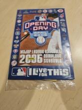 Sealed MLB 2005 Complete Schedule with Poster