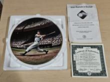 "Joe DiMaggio: The Streak" Great Moment in Baseball Collectible Plate with COA