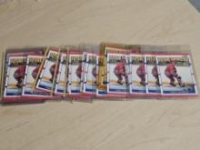 Eric Lindros Trading Card Collection in Plastic Protective Sleeves