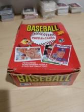 Donruss Baseball Puzzle & Cards Opened Set