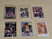 Magic Johnson Trading Cards Lot