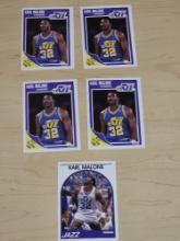 Karl Malone Trading Cards Lot