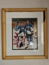 14" x 16" John Vanbiesbrouck and Scott Mellanby Signed Framed Photo