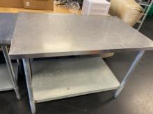 48-Inch Stainless Steel Work Top Table