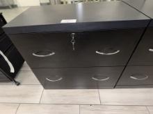 2 Drawer Lateral File with Lock and Key