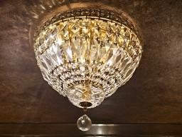 Crystal Ceiling Mount Light