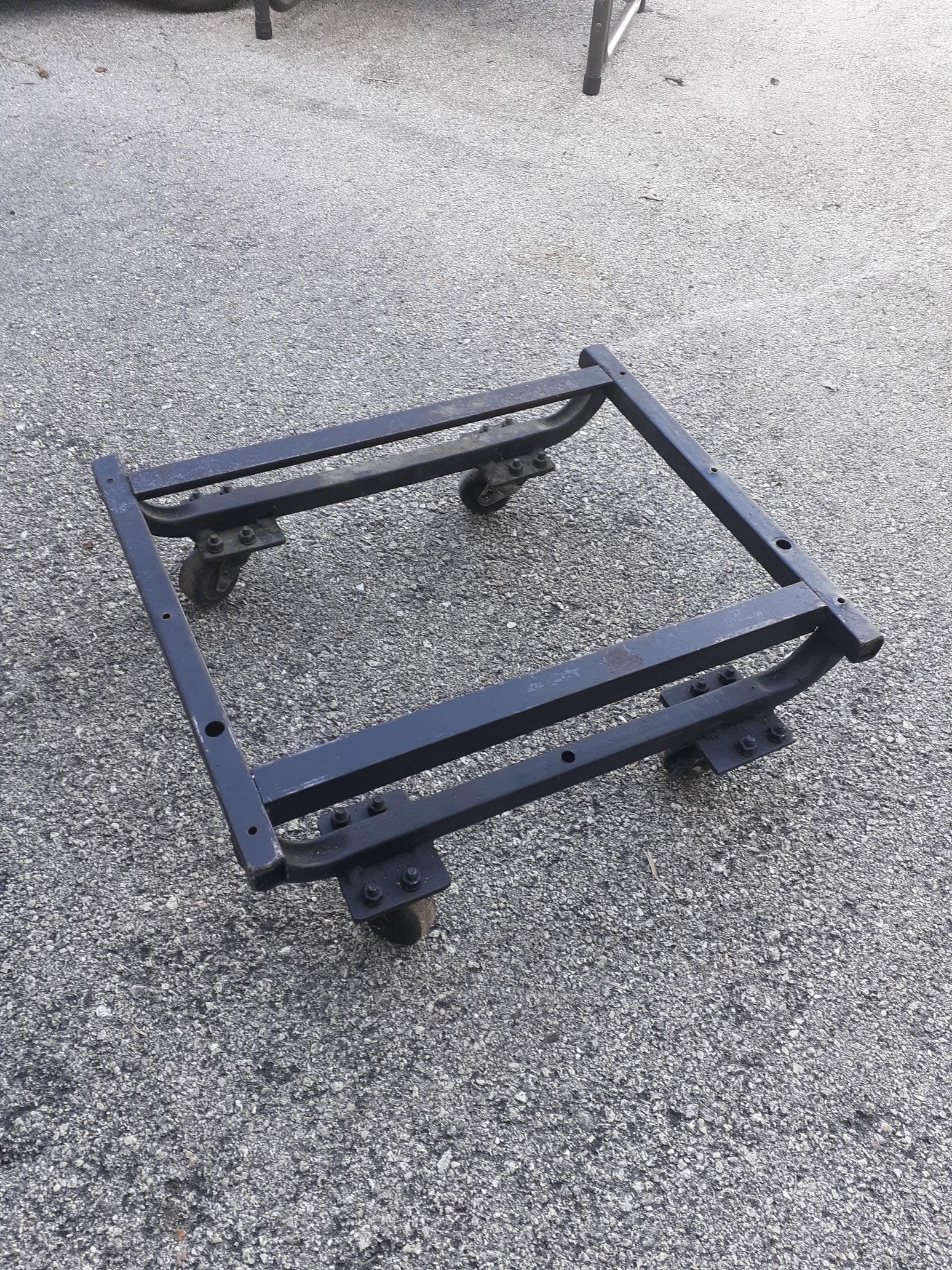 4 wheel metal dolly