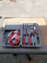 tool set with jumper cables