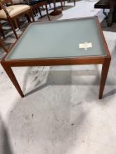 Coffee Table whith Glass Top, Made in Italy by Ceccoti - 31.5 x 31.5 inches, Estimated Auction Price