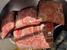 Etro King Comforter and 3 Pillows Set