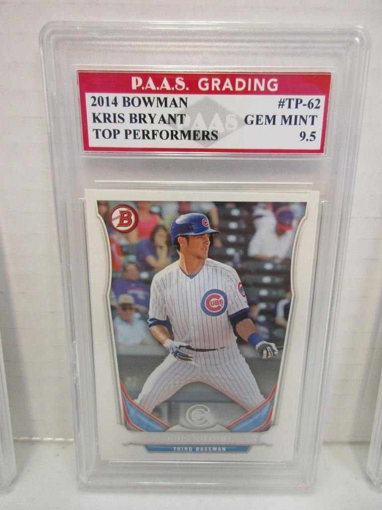 Kris Bryant Cubs 2014 Bowman Top Performers #TP-62 graded PAAS Gem Mint 9.5