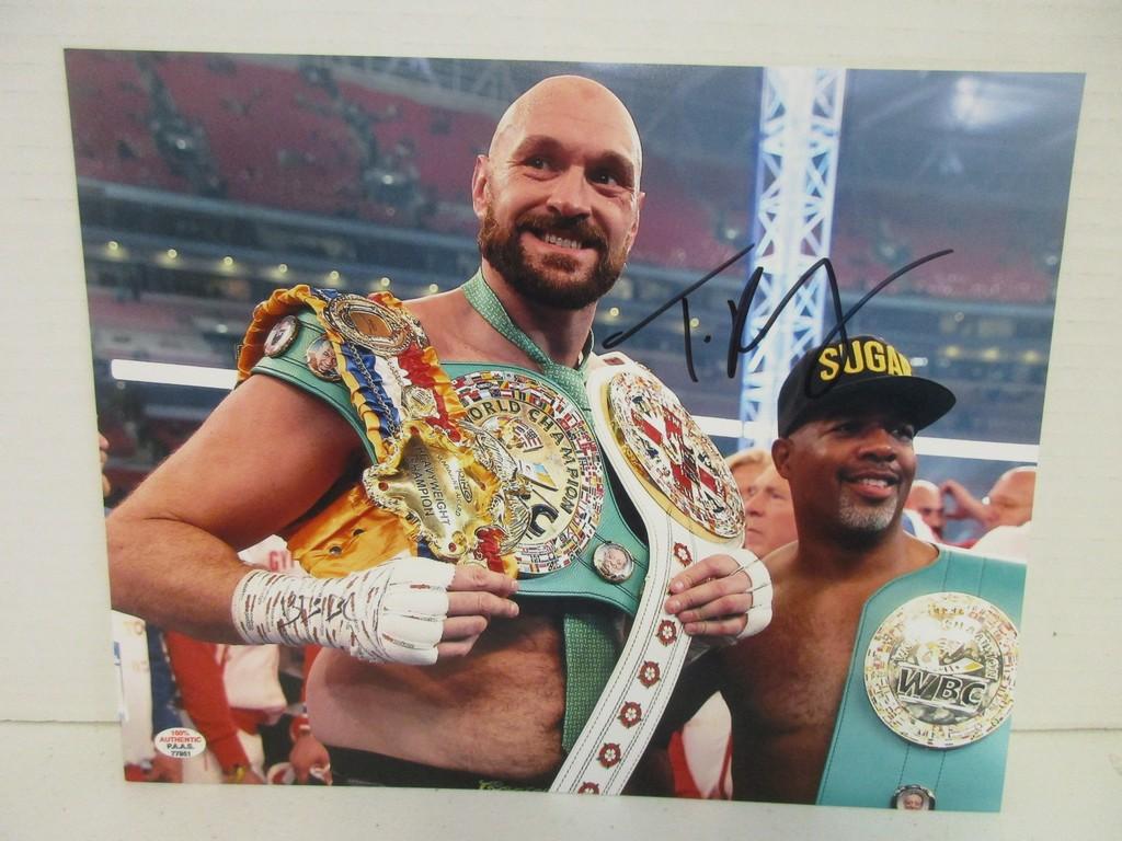 Tyson Fury signed autographed 8x10 photo PAAS COA 951