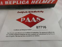Pete Alonso of the NY Mets signed autographed mini baseball helmet PAAS COA 716