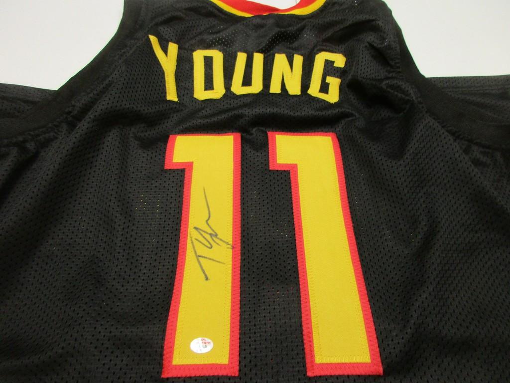 Trae Young of the Atlanta Hawks signed autographed basketball jersey PAAS COA 235