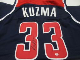 Kyle Kuzma of the Washington Wizards signed autographed basketball jersey PAAS COA 409