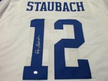 Roger Staubach of the Dallas Cowboys signed autographed football jersey PAAS COA 848