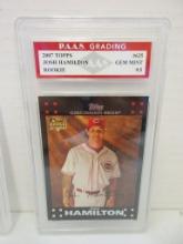 Josh Hamilton Reds 2007 Topps ROOKIE #625 graded PAAS Gem Mint 9.5