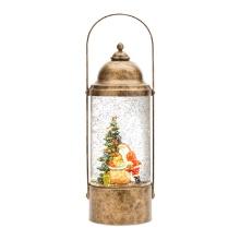 Melrose Plastic Snow Globe With Santa 83464DS