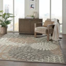 Nourison Aloha Rectangle 7' x 10' Natural Area Rug 099446739087