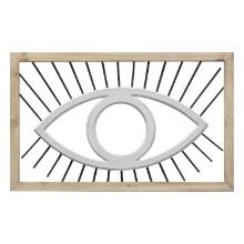 Stratton Home Decor Metal And Wood Eye Wall Decor S30857