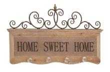 Classic And Lovely Inspired Attractive Styled Wood Metal Wall Hook Home Decor