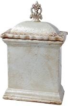 A & B Home Sargent Rectangular Short Lidded Jar 67040