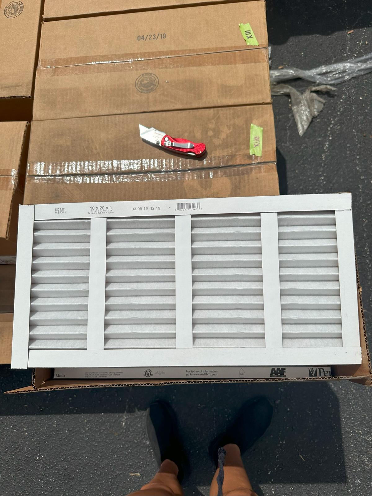 Air Filters 10X20X3