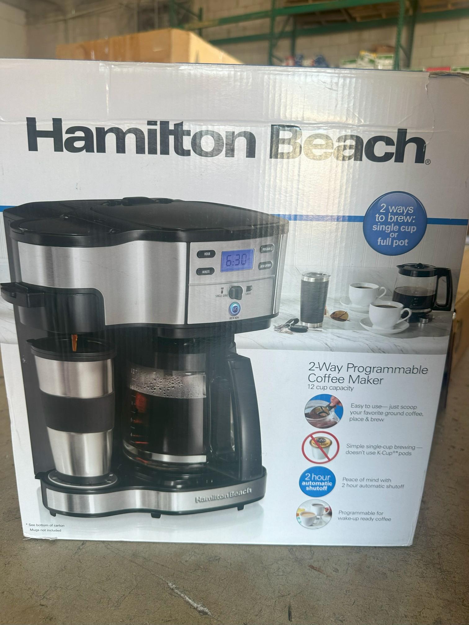 Hamilton Beach 2 Way Programmable Coffee Maker