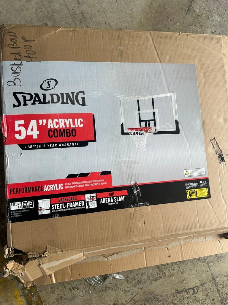 Spalding acrylic 54" combo