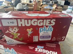 huggies pluys size 7 96 diapers