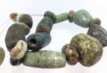 Pre-Columbian Assorted Mayan Jade Bead Collection
