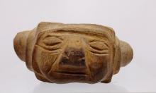 Pre-Columbian Moche Mace Head