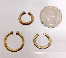 Pre-Columbian Gold Tairona Nose Ring Collection
