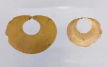 Pre-Columbian Gold Tairona Gold Nose Ring Pair