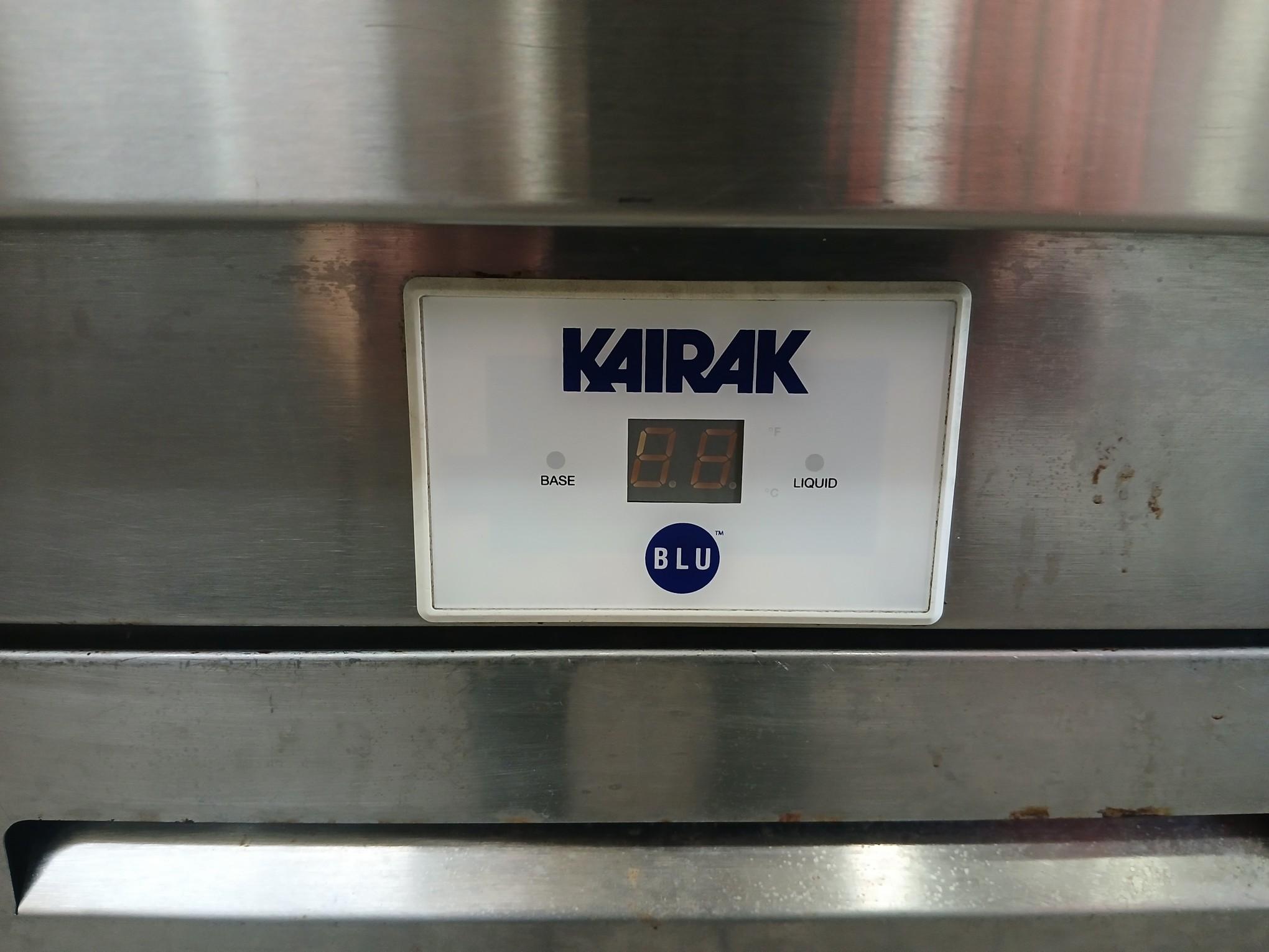 KAIRAK Model #KBP-91S Refrigerated Sandwich Prep Table / 91" Digital Prep Table W/ Over Shelf