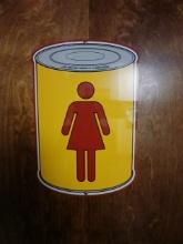 Ladies Rest Room Sign Set / Restroom Signs