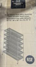 Member's Mark 6-Tier NSF Heavy Duty Wire Shelving