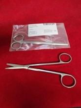 Teksurge Stainless Steel Metzenbaum Scissors Str 15Cm