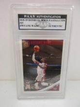 Dwyane Wade of the Miami Heat signed autographed slabbed sportscard PAAS Holo 118