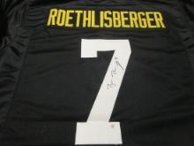 Ben Roethlisberger of the Pittsburgh Steelers signed autographed football jersey PAAS COA 481
