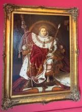 Artist Signed "Roman Emperor" Framed Wall Art